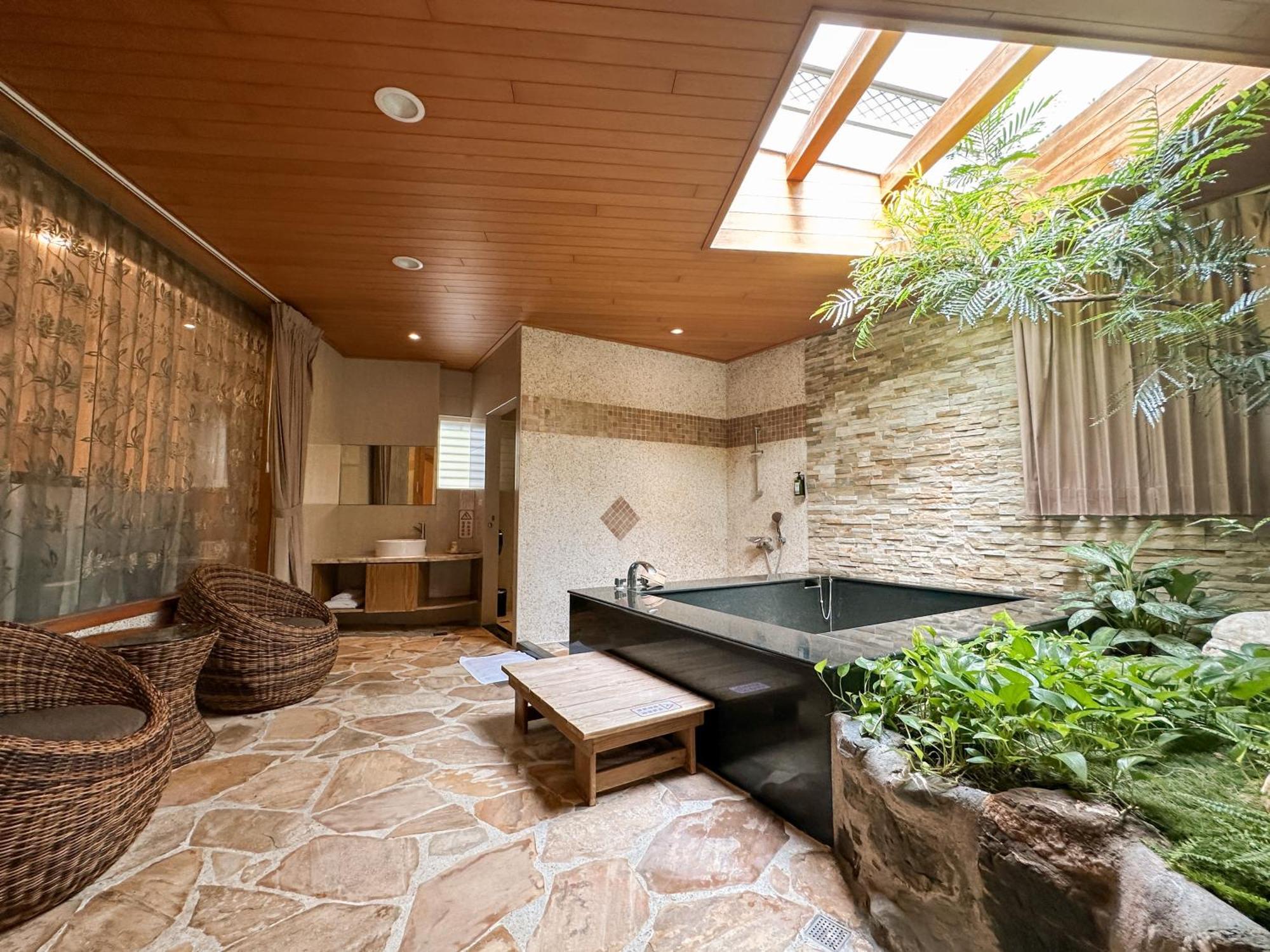 Yage Hotspring House Panzió Csiaohszi Kültér fotó